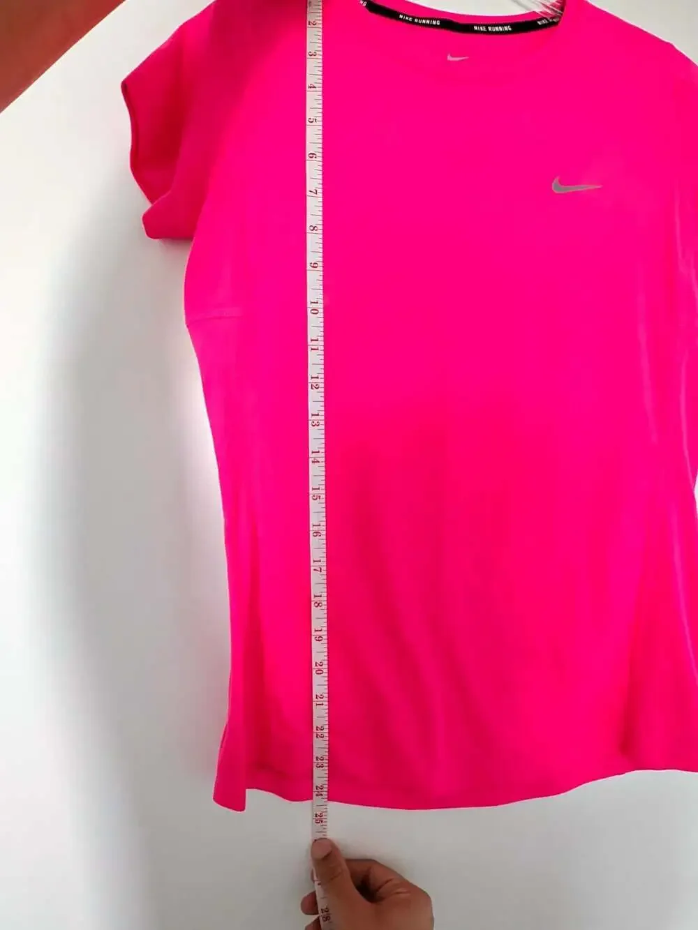 Nike Women's Dri-Fit Hot Pink Running Short Sleeve T-Shirt